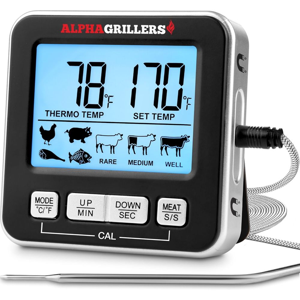 Kitchen Timer Digital - Dijital Mutfak Fırın Termometresi - Yemek