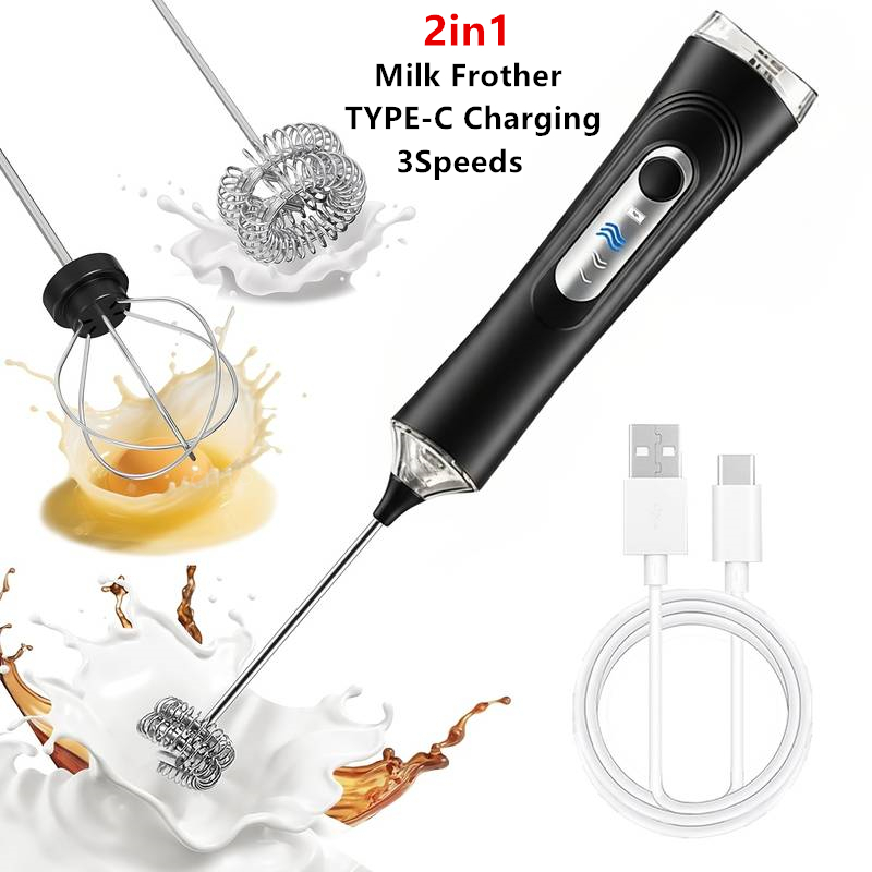 Kitchen Gadgets Products - Elektrikli Süt Köpürtücü + Yumurta Çırpıcı