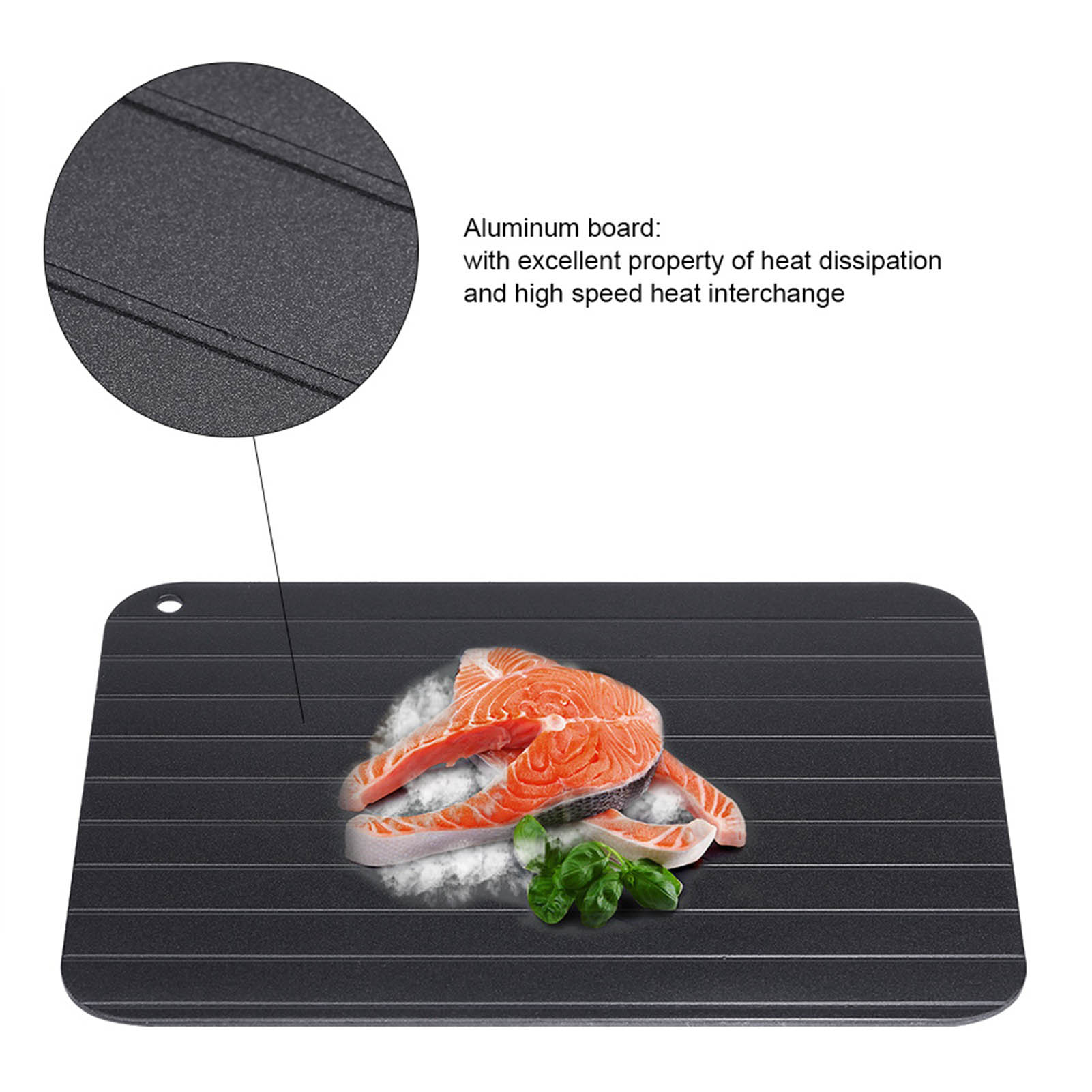 Kitchen Gadgets Cool - Hızlı buz çözme tepsisi alüminyum alaşımlı