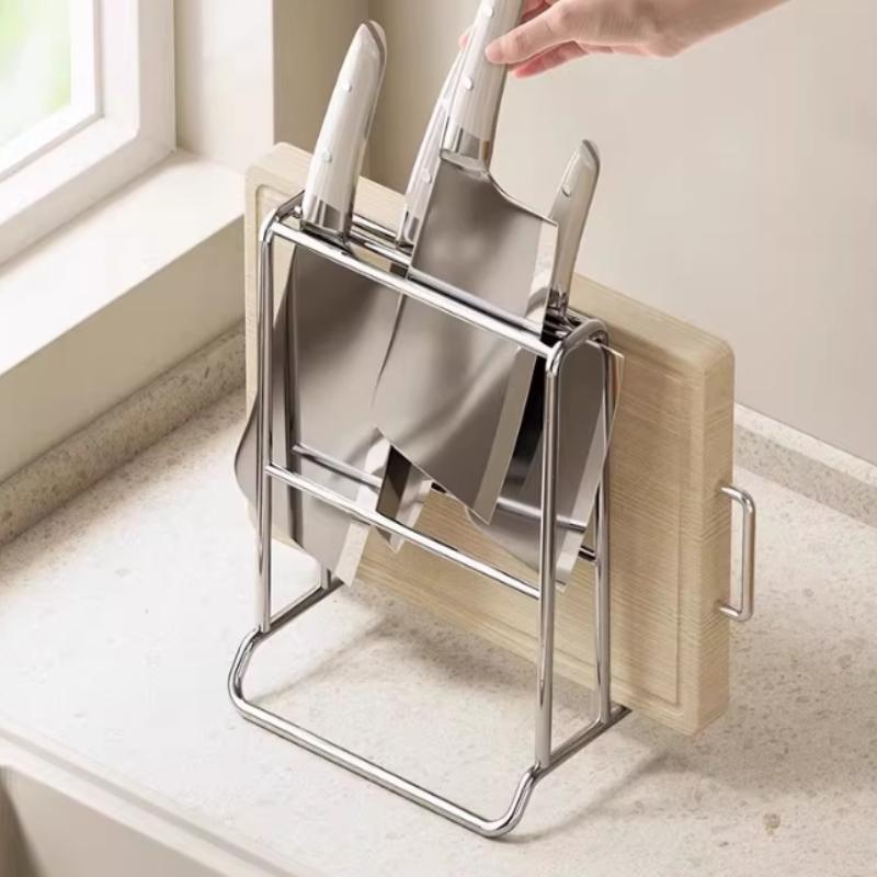 Kitchen Gadgets And Utensils - Mutfak Bıçağı Düzenleyici Rafı Kesme Tahtası