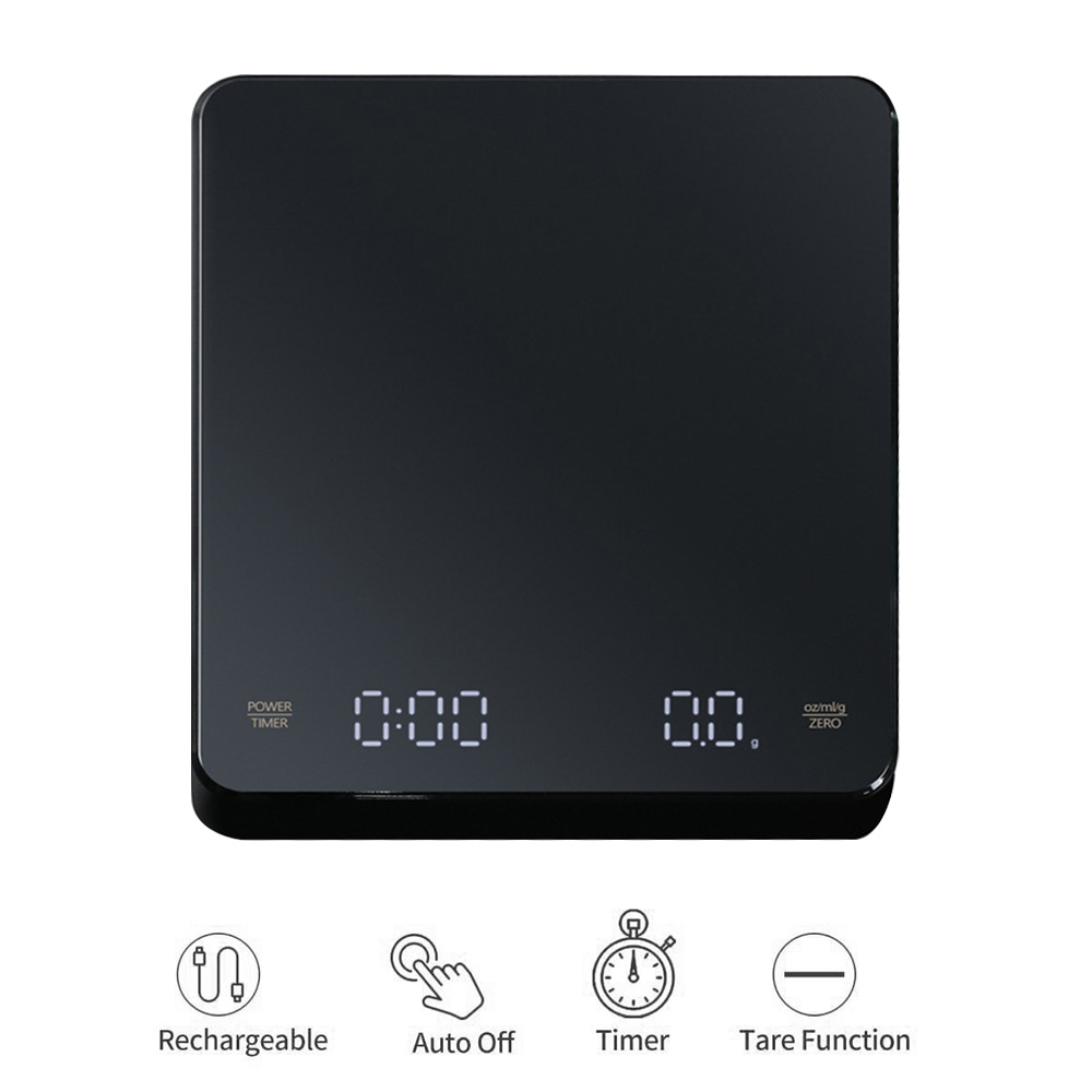 Kitchen Timer Digital - Zamanlayıcılı LED Ekranlı Dijital Kahve Terazisi