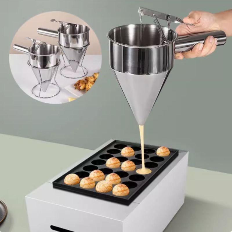 Kitchen Gadgets Products - 600/1200ML Paslanmaz Çelik Sıvı Hunisi Dağıtıcısı,