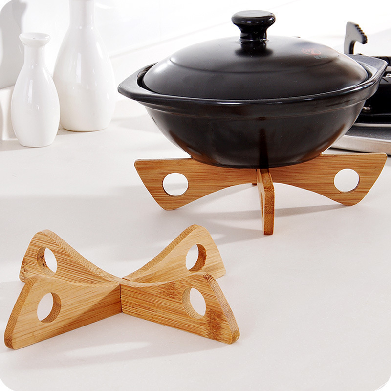 Kitchen Gadgets In Japan - Çapraz Tepsi Tutucu Ahşap Çıkarılabilir Masa
