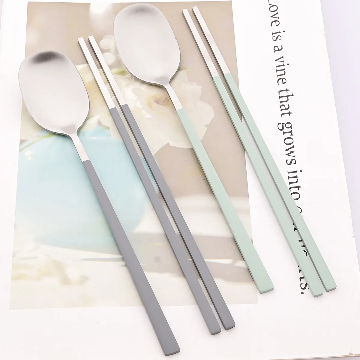 2 adet yemek kaşığı suşi çubuk - Kitchen Gadgets Green incelemesi ve fiyatı