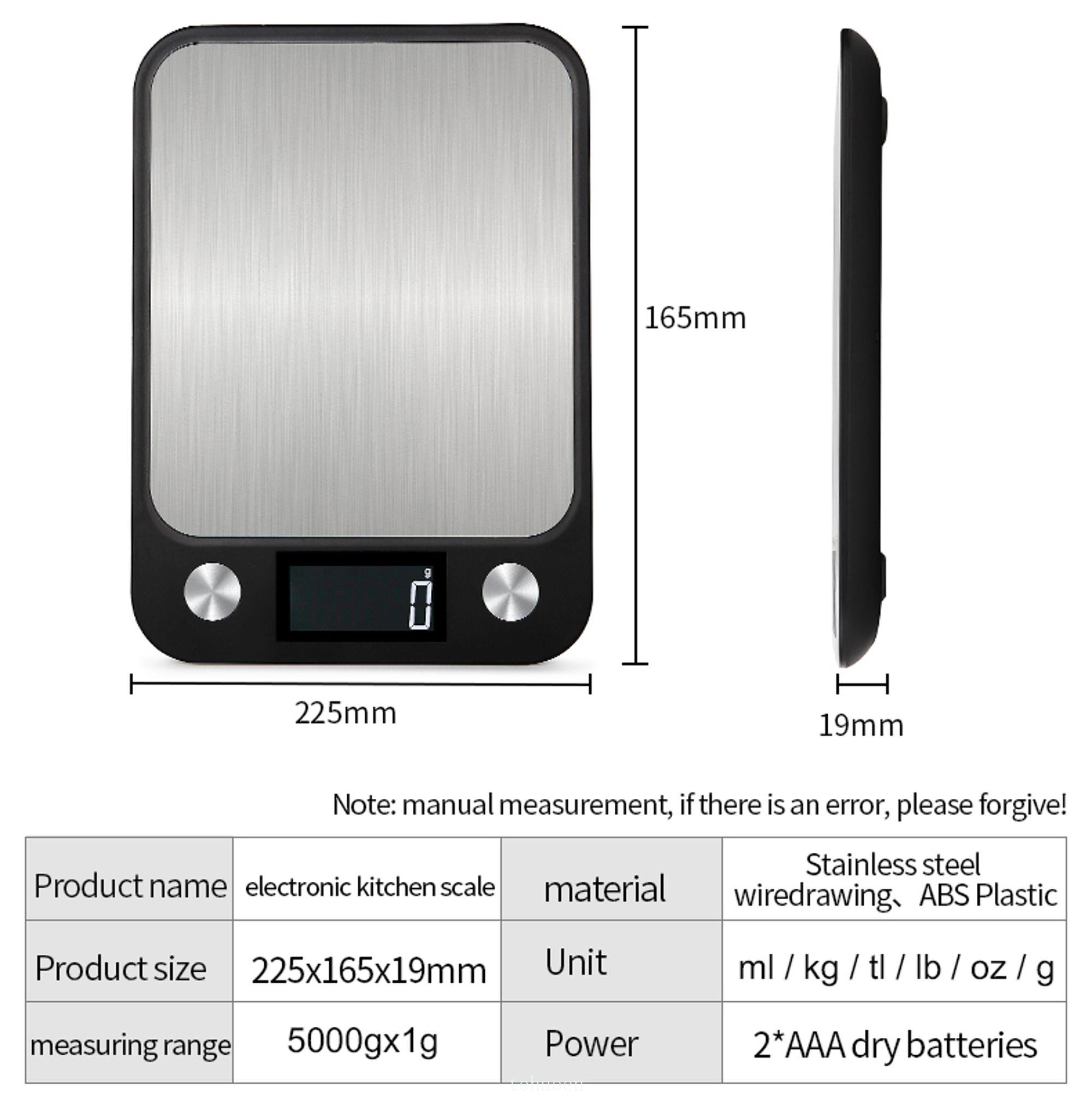Mutfak Terazisi 5/10/15Kg Gıda - Digital Kitchen Scale incelemesi ve fiyatı