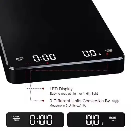 Zamanlayıcılı Mini Kahve Teraz - Kitchen Timer Digital incelemesi ve fiyatı
