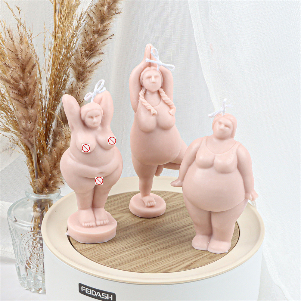 Soyut Şişman Kadın Vücut Mum s - Kitchen Gadgets For Mom incelemesi ve fiyatı