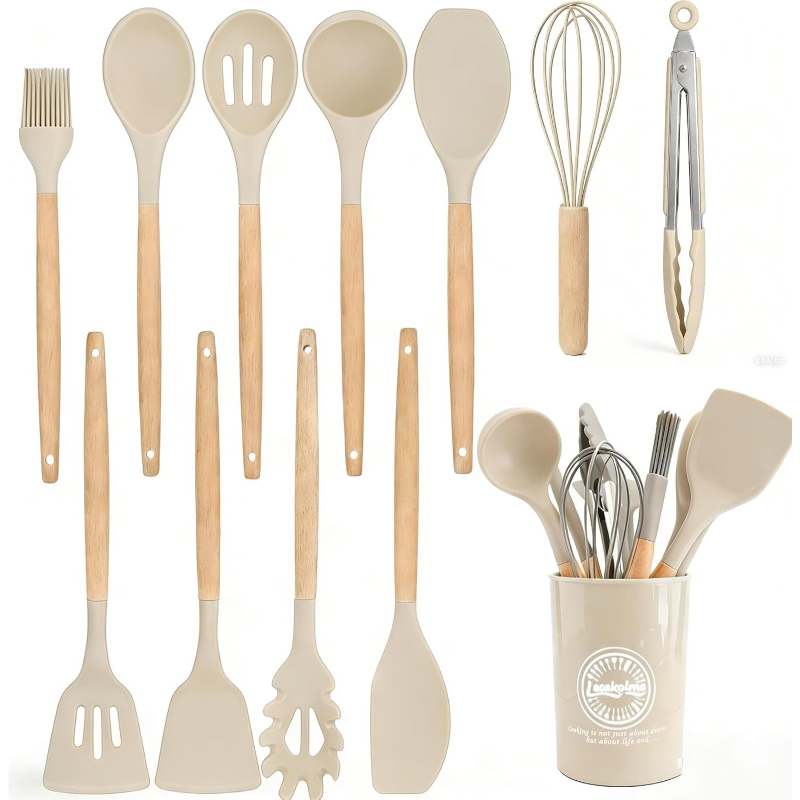 Ahşap Saplı Silikon Mutfak Ger - Kitchen Gadgets And Utensils incelemesi ve fiyatı