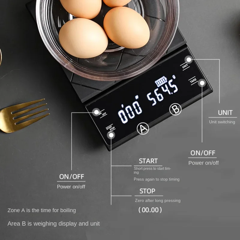 USB Şarjlı Mutfak Kahve Tartıs - Kitchen Timer Digital incelemesi ve fiyatı