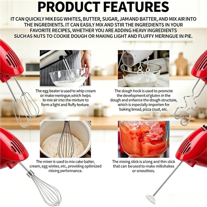 AT28-Hand Mixer Aparatları Kit - Kitchenaid Mixer Hand Mixer incelemesi ve fiyatı
