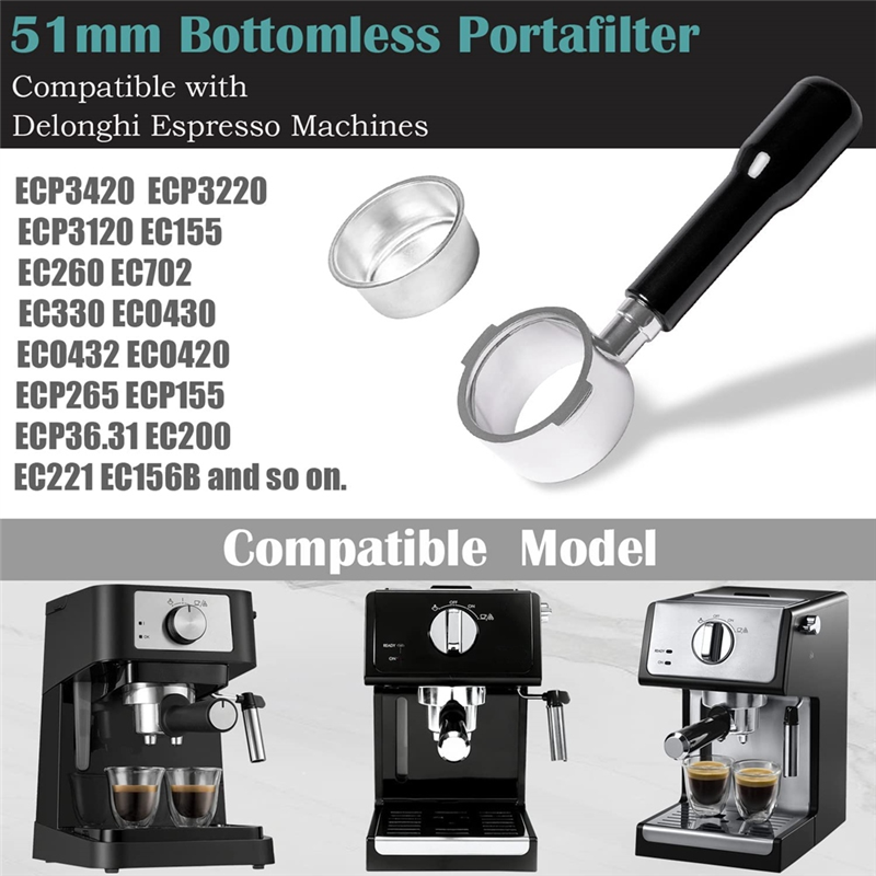 AA86 51Mm Dipsiz Portafilter 2 - Delonghi Espresso Ecp3420 incelemesi ve fiyatı