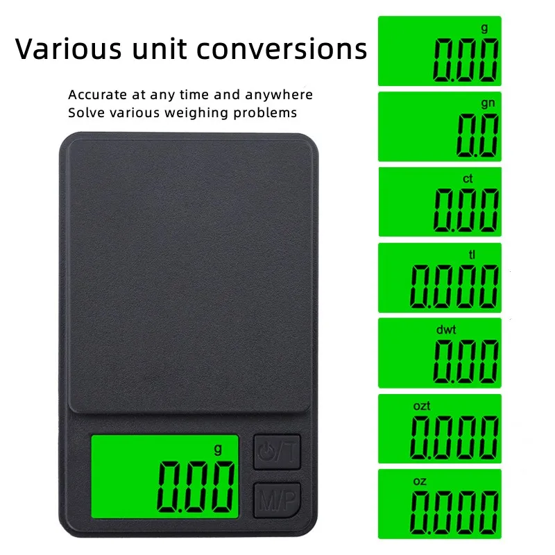 200/500/1000g 0.01g mini dijit - Digital Kitchen Scale incelemesi ve fiyatı