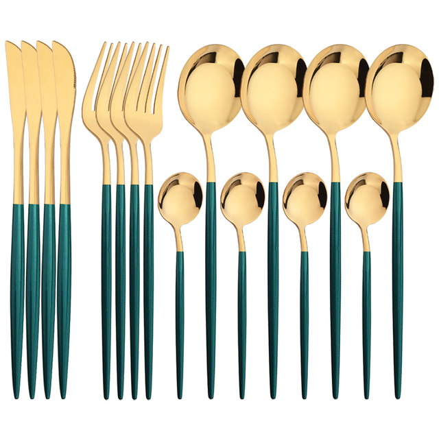 16 adet Yeşil Altın Yemek Takı - Kitchen Gadgets Green incelemesi ve fiyatı
